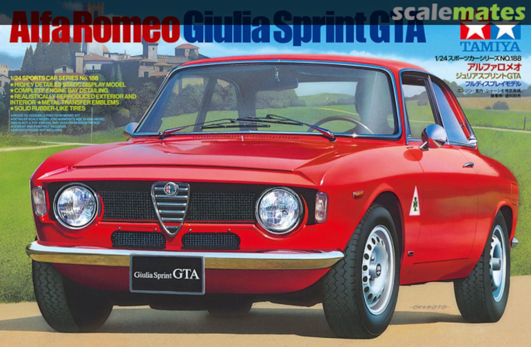 Boxart Alfa Romeo Giulia Sprint GTA 24188 Tamiya