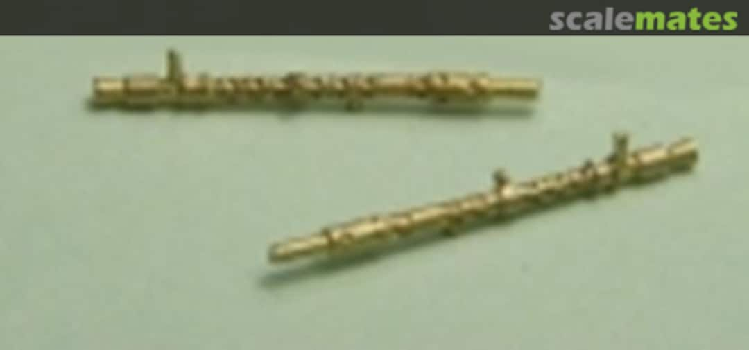 Boxart MG-34 gun barrel (2 pieces) 7218A Mini World