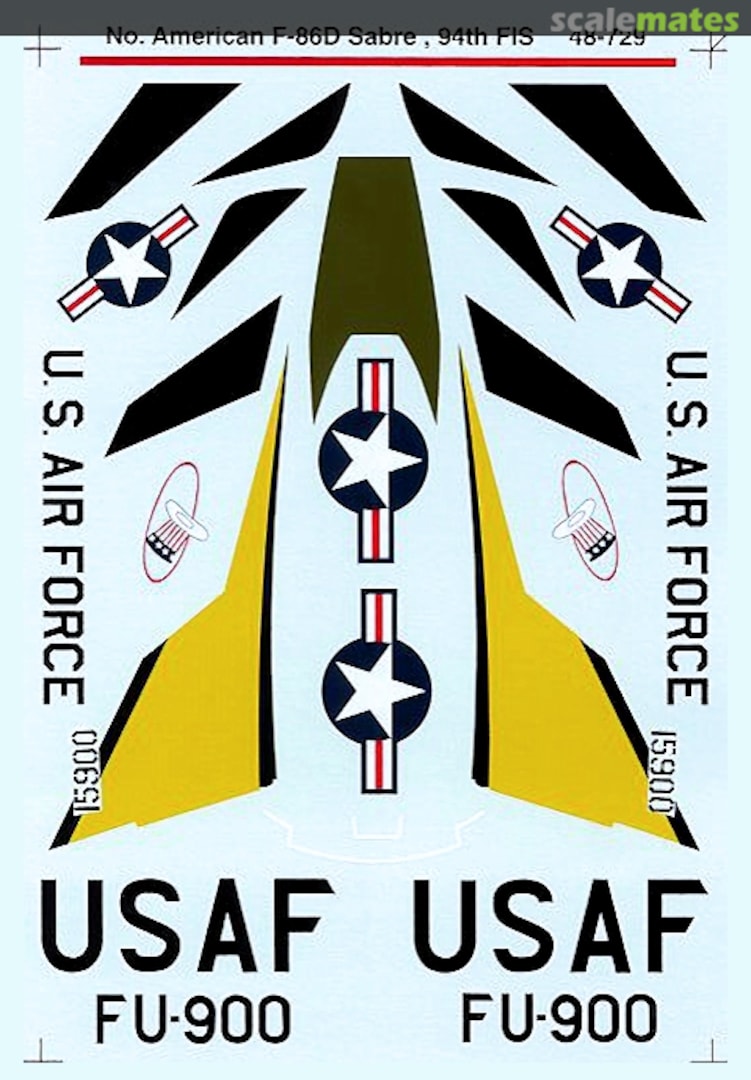 Boxart F-86D Sabre 48-0729 SuperScale International