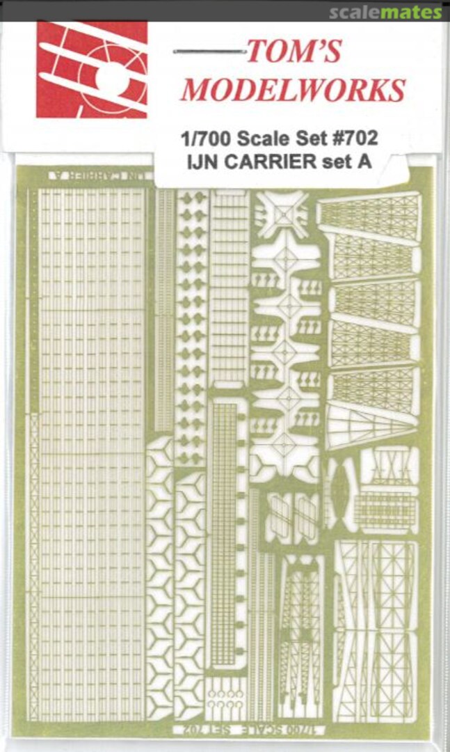 Boxart IJN CARRIER set A 702 Tom's Modelworks