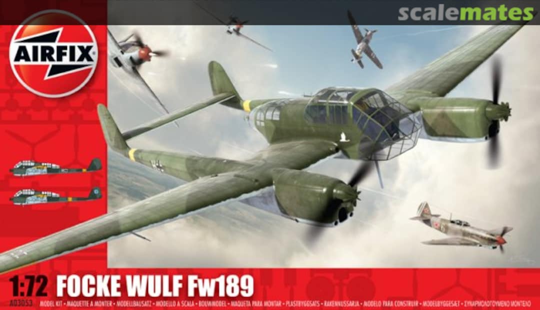 Boxart Focke Wulf Fw189 A03053 Airfix