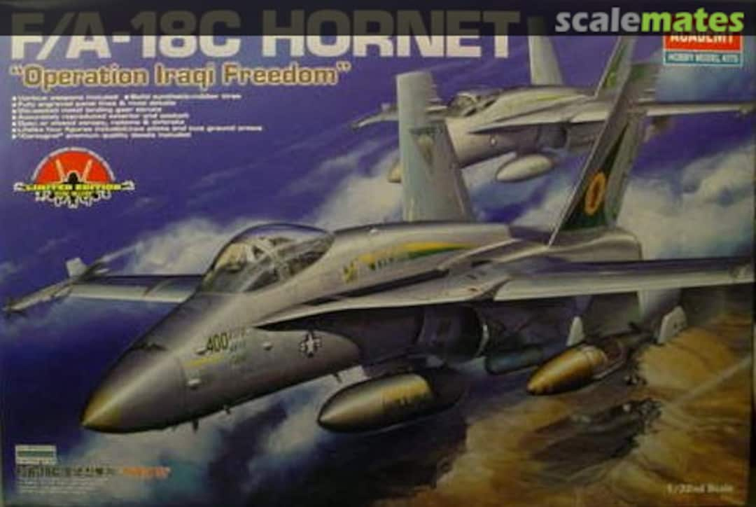 Boxart F/A-18C Hornet "Operation Iraqi Freedom" 12102 Academy