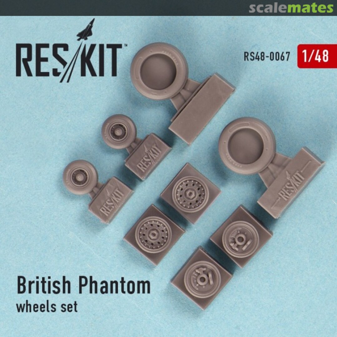 Boxart British Phantom Wheels Set RS48-0067 ResKit