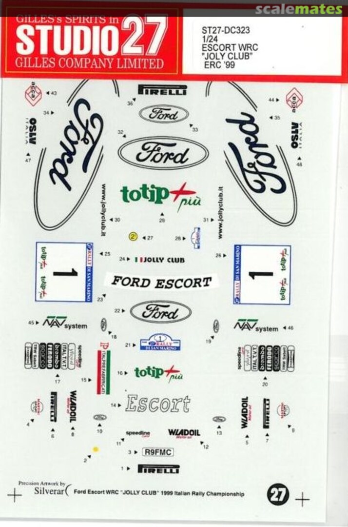 Boxart Ford Escort ST27-DC323 Studio27