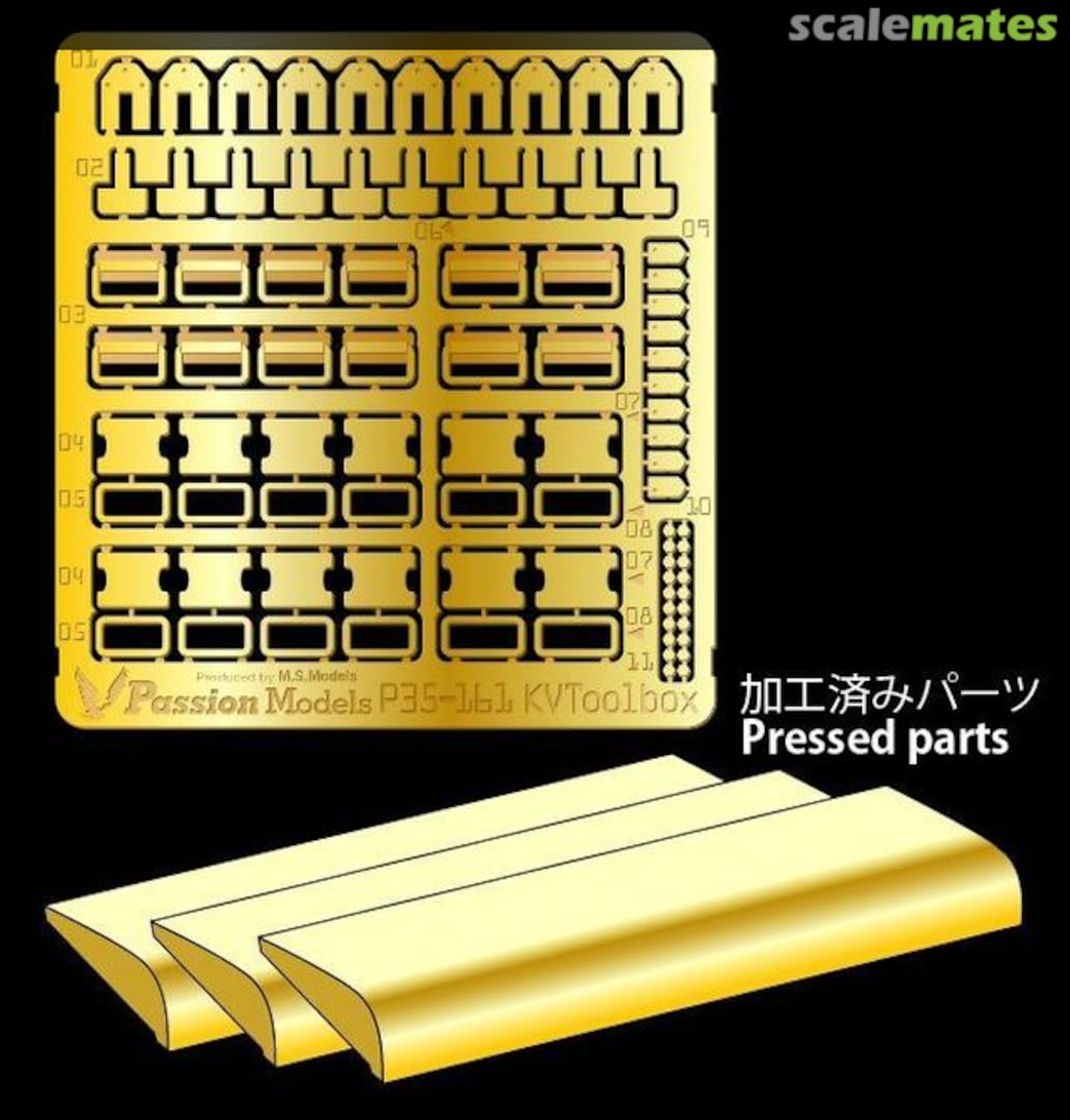 Boxart KV tool box PE Set P35-161 Passion Models