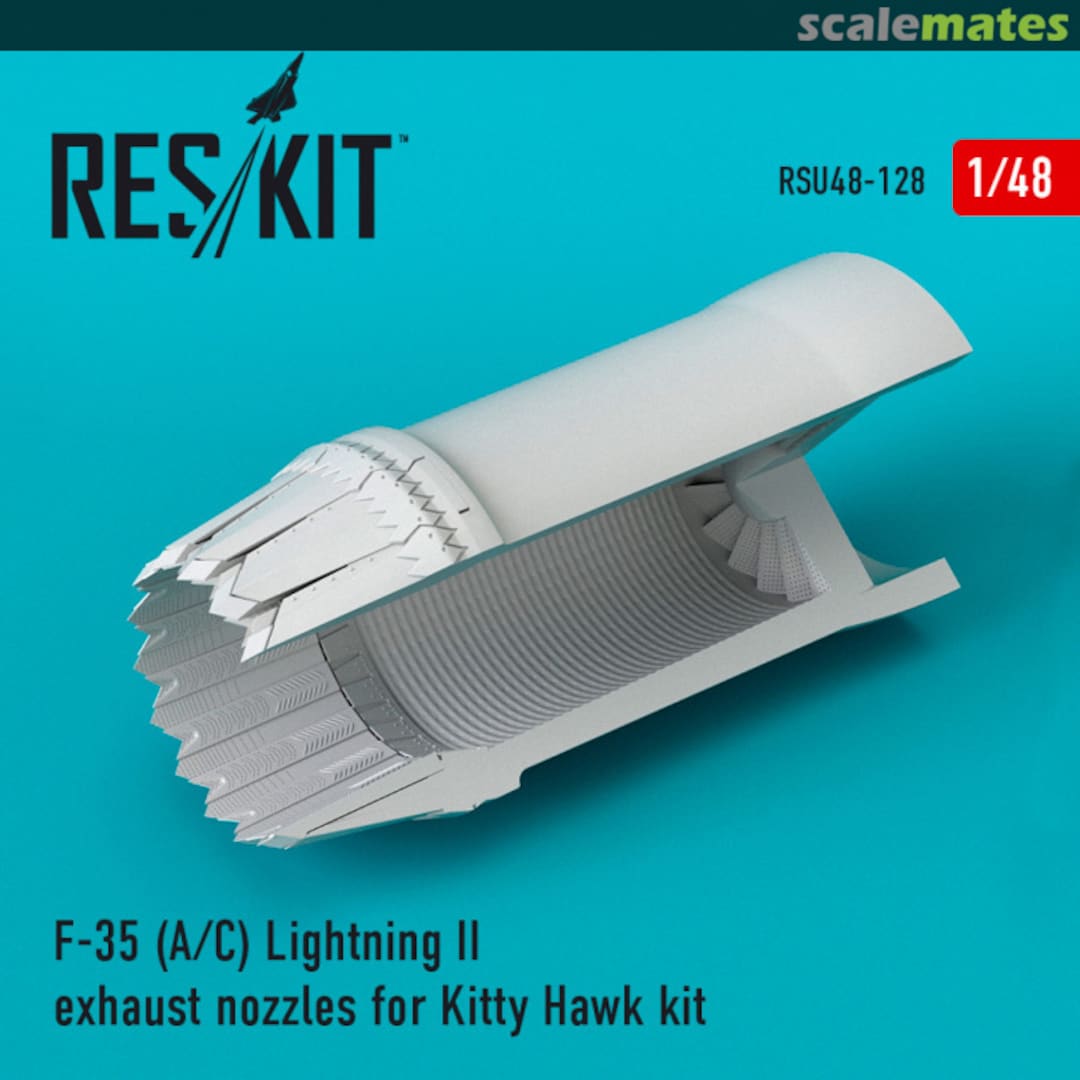 Boxart F-35A/С Lightning II exhaust nozzle RSU48-0128 ResKit