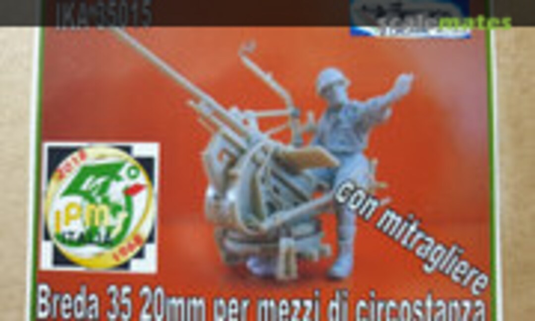 1:35 Breda 35 20mm per mezzi di circostanza con mitragliere (Italian Kits IKA 35015)