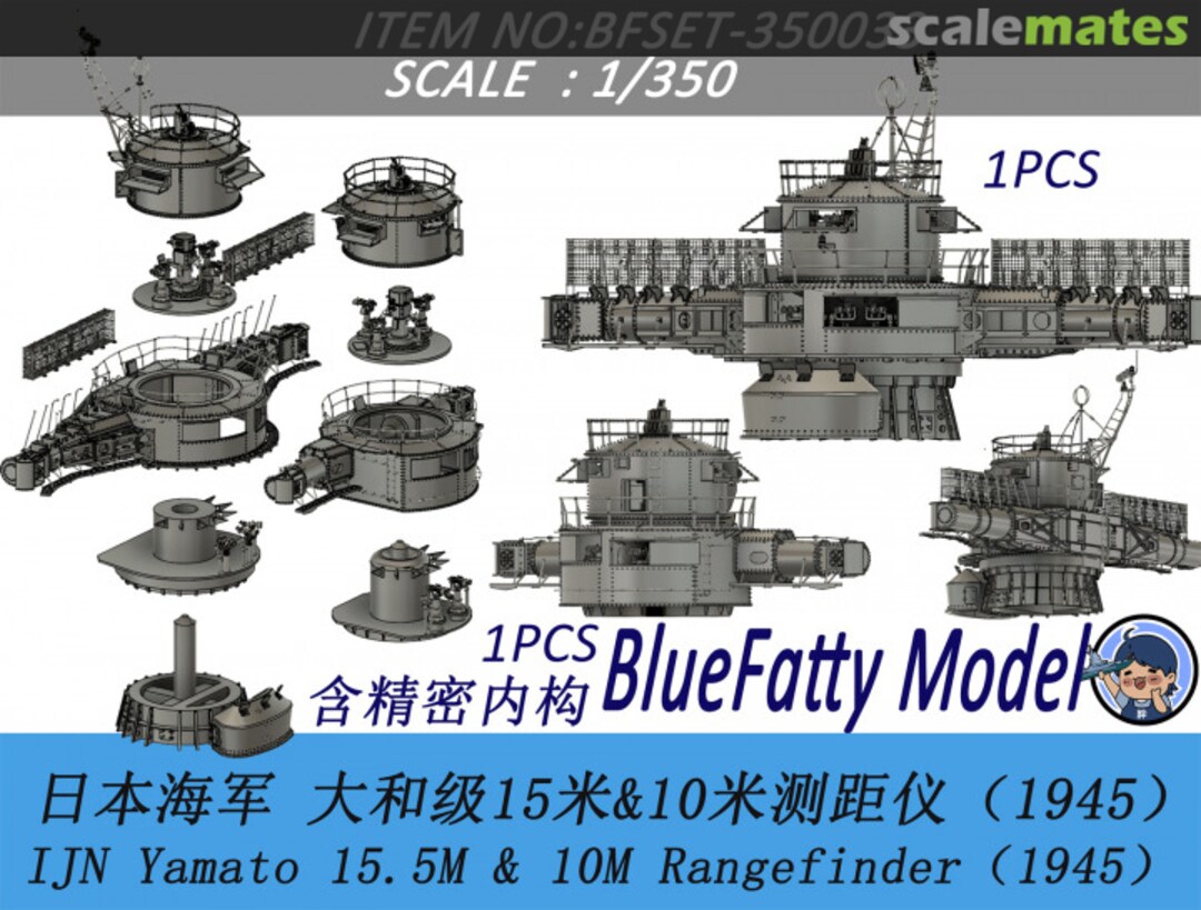 Boxart Yamato 15.5m & 10m Rangefinder (1945) BFSET350033 BlueFatty Model