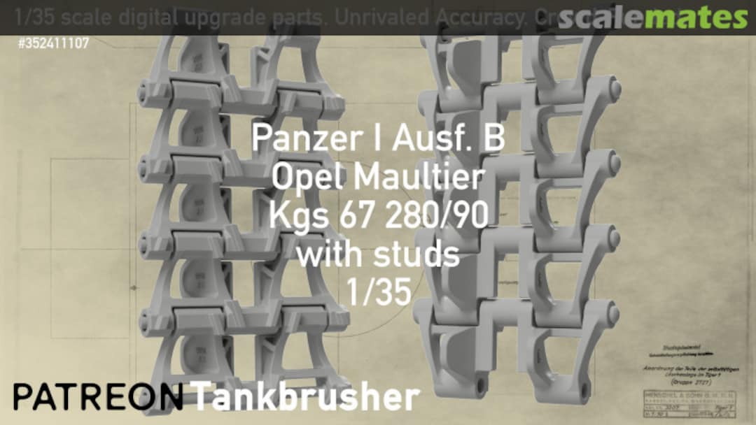 Boxart Panzer I Ausf. B + Opel Maultier 352411107 Tankbrusher Scale Modeling