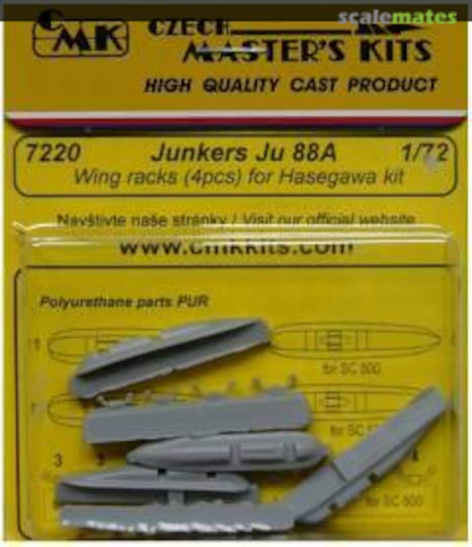 Boxart Junkers Ju 88A Wing Racks (4 pcs) 7220 CMK