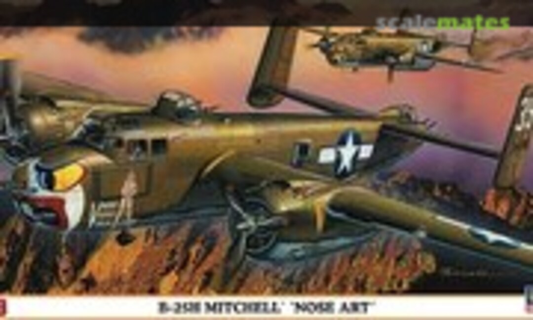 1:72 B-25H Mitchell 'Nose Art' (Hasegawa 02058)