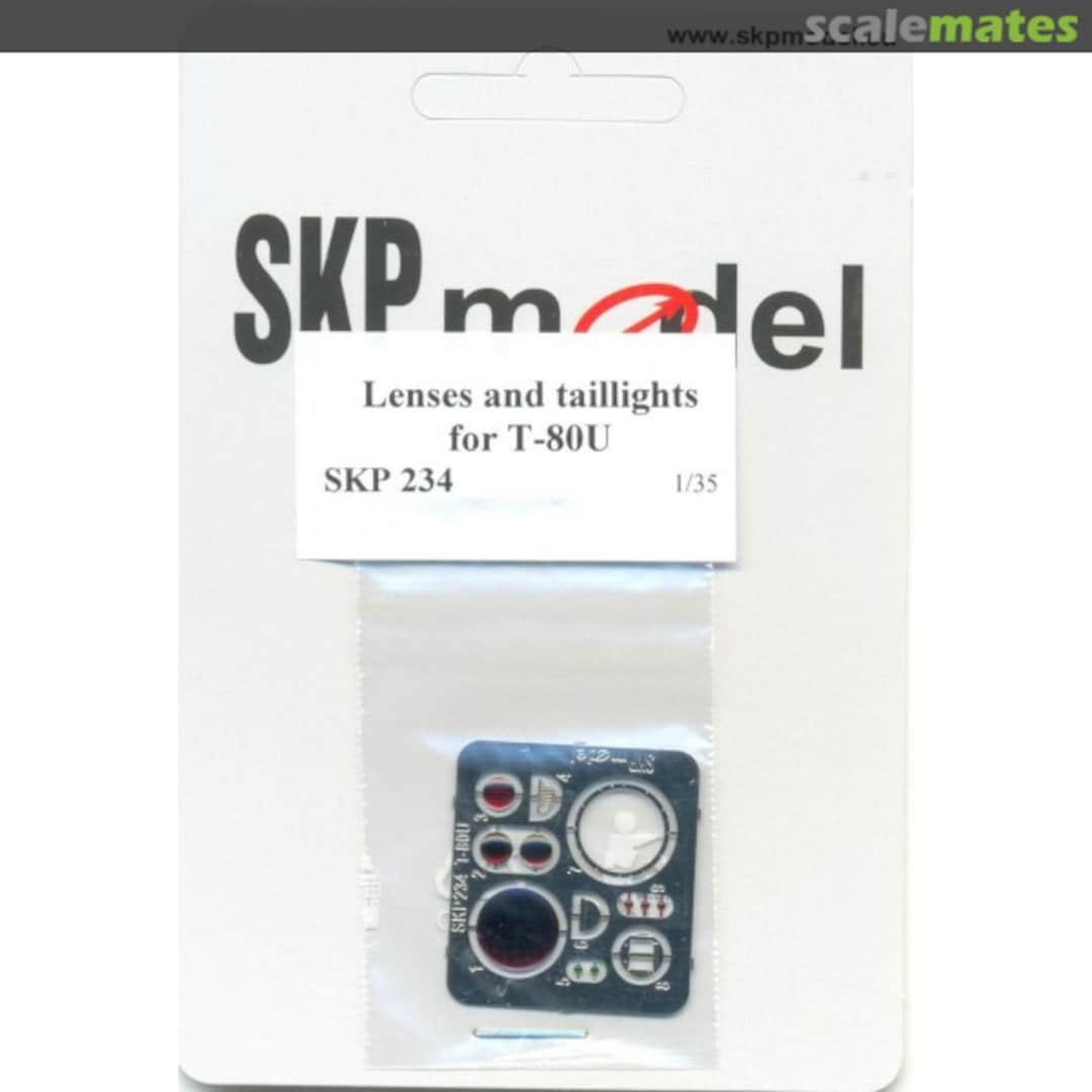 Boxart Lenses and taillights for T-80U - Xact - SKP 234 SKP model