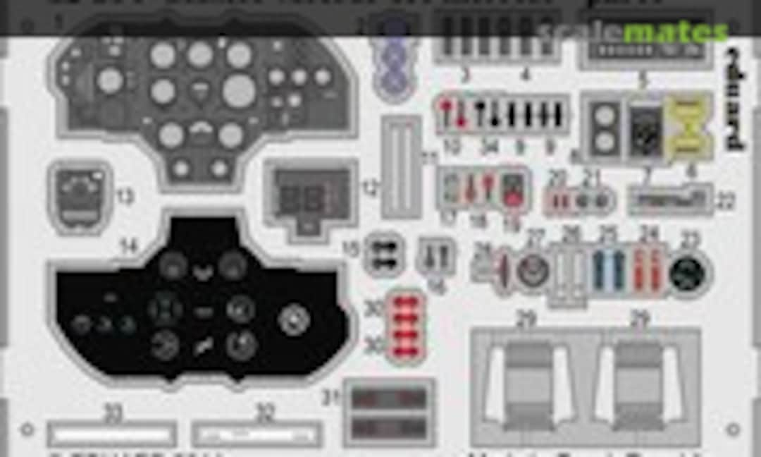 1:32 Gloster Meteor F.4 interior S. A. (Eduard 32804)