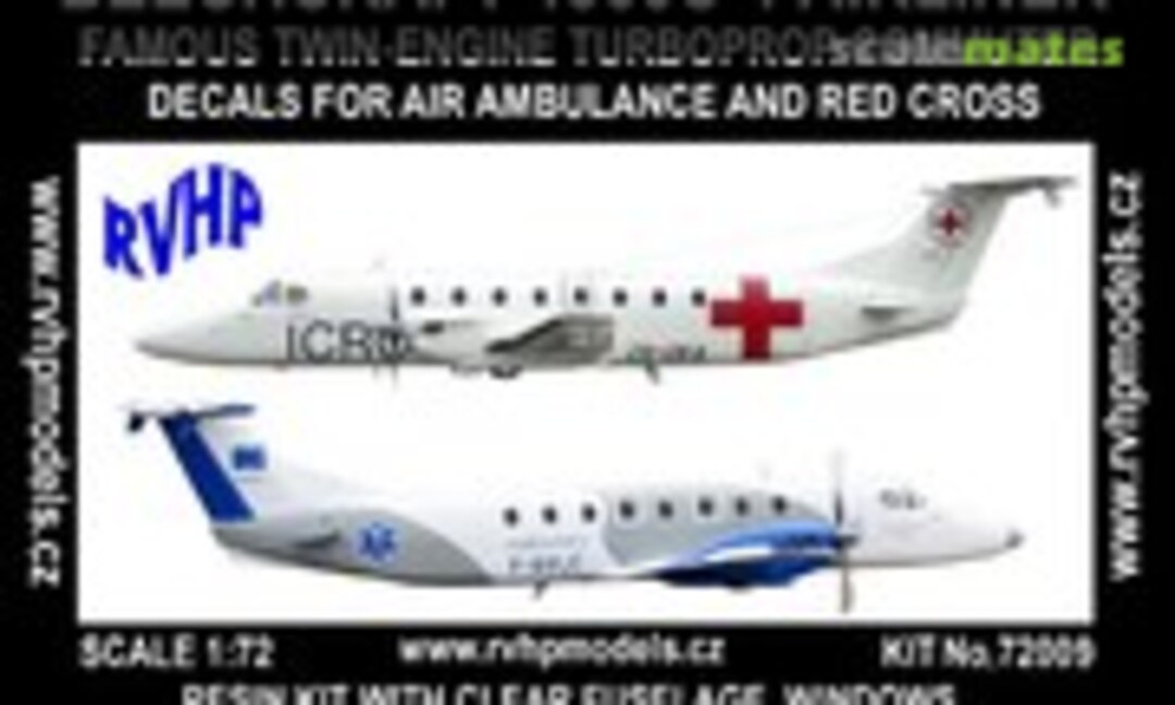 Beechcraft 1900C-1 (Ambulance, Red Cross) (RVHP 72009)