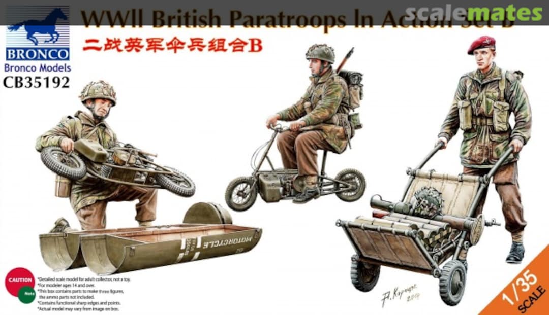 Boxart Paratroops in Action CB35192 Bronco