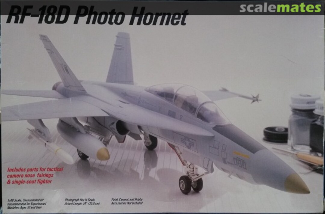 Boxart RF-18D Photo Hornet 629 Testors