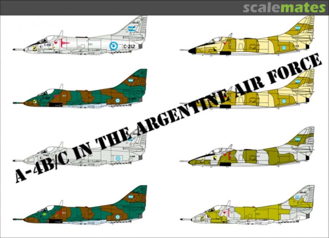 Boxart A-4 P/C Argentine Air Force 72031 Condor Decals