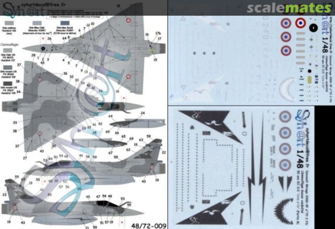 Boxart Dassault Mirage 2000-5F 48-009 Syhart