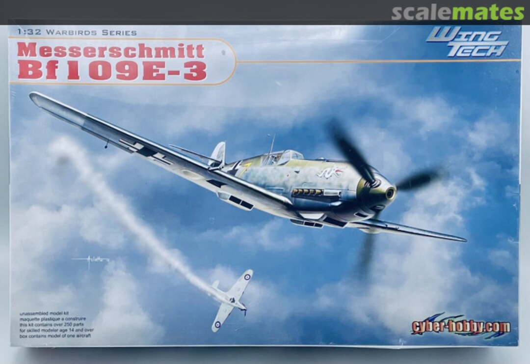 Boxart Messerschmitt Bf109E-3 3222 Cyber Hobby