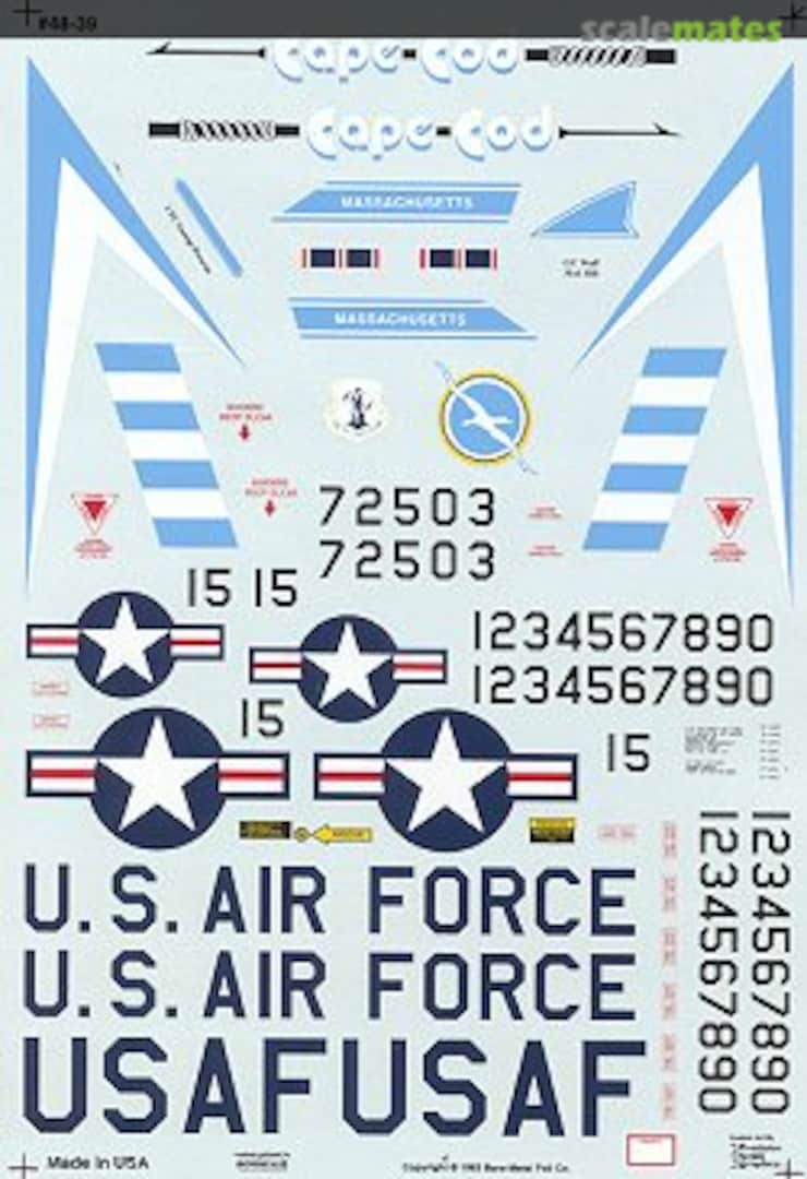 Boxart F-106 Delta Dart 48-39 Experts-Choice Decal