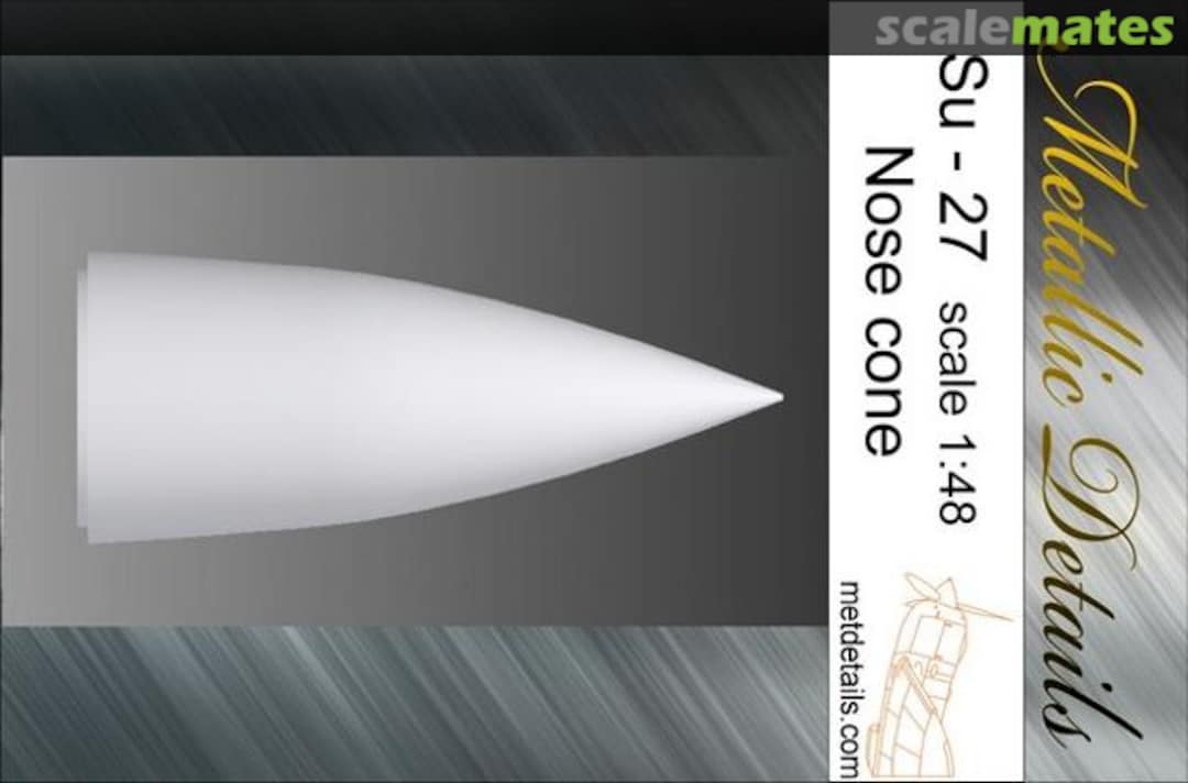 Boxart Nose Cone for Model Su-27 MDR4801 Metallic Details