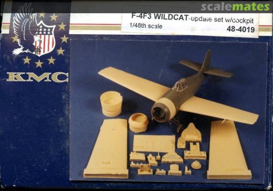 Boxart Grumman F4F-3 Wildcat Update Set 48-4019 KMC