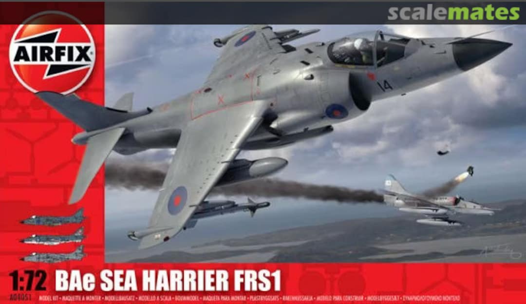 Boxart BAe Sea Harrier FRS1 A03078 Airfix