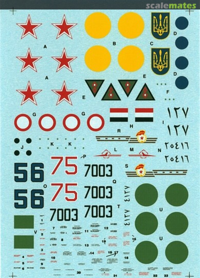 Boxart MiG-25 P/PD/PDS Foxbat 72-028 Hi-Decal Line