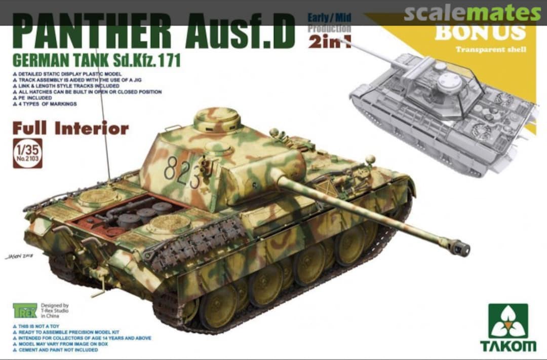 Boxart Panther Ausf. D 2103 Takom