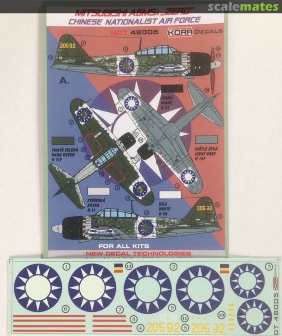 Boxart Mitsubishi A6M5a "Zero" NDT48005 Kora Models