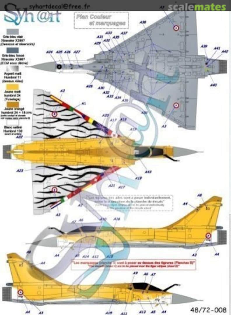 Boxart Dassault Mirage 2000C 72-008 Syhart