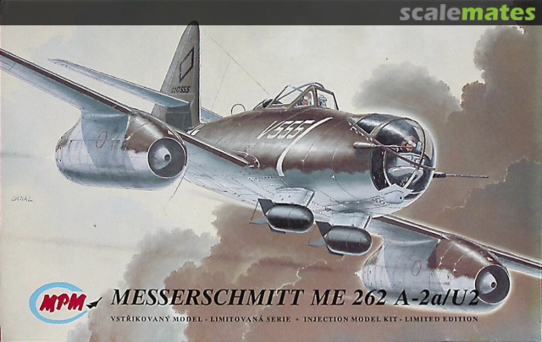 Boxart Messerschmitt Me 262 A-2a/U2 72018 MPM Production