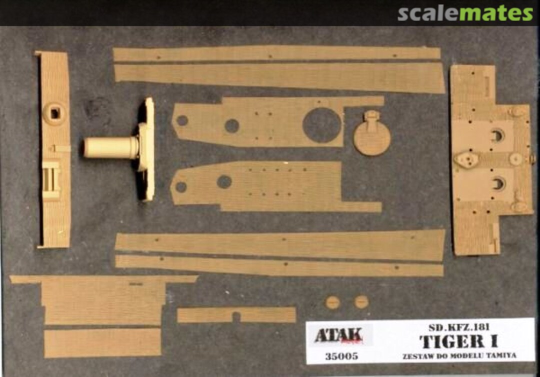 Boxart Sd.Kfz.181 Tiger I 35005 Atak Model