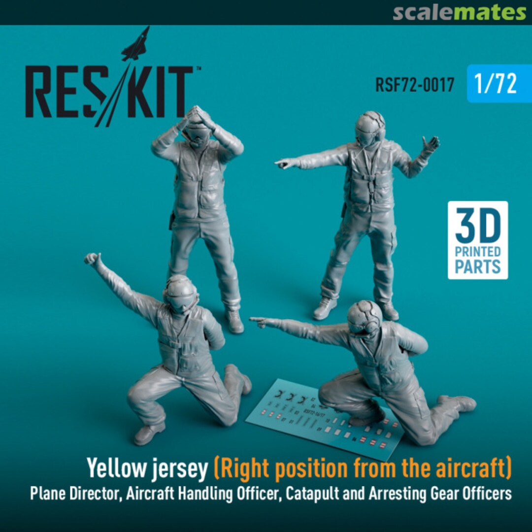 Boxart Yellow jersey (Right position from the aircraft) RSF72-0017 ResKit