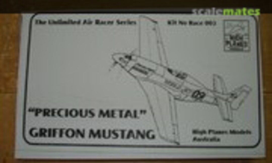 1:72 &quot;Precious Metal&quot; P-51 Griffon Mustang (High Planes Models Race 003)