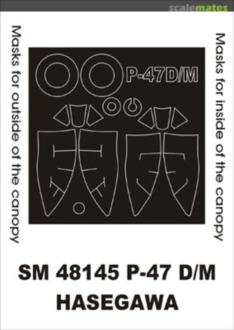 Boxart Republic P-47D/M Thunderbolt SM48145 Montex