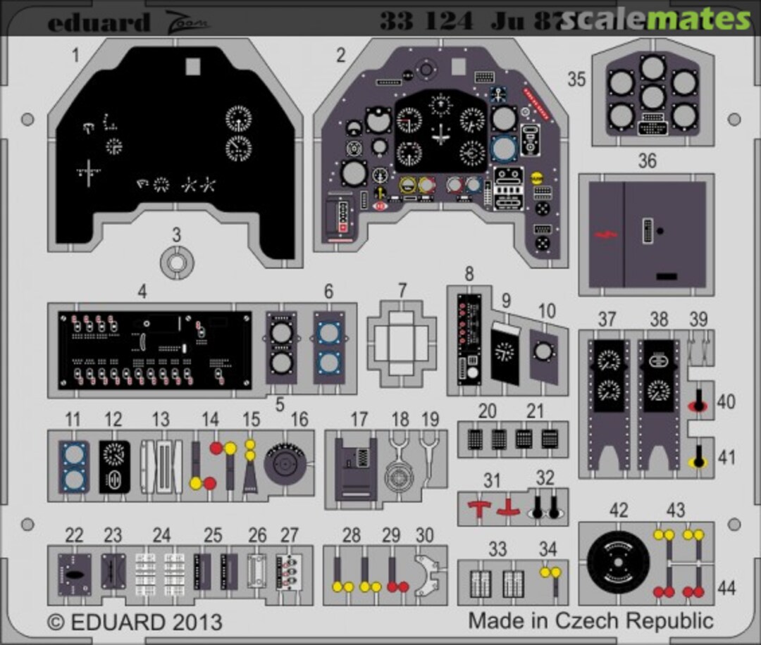 Boxart Ju 87R interior S. A. 33124 Eduard