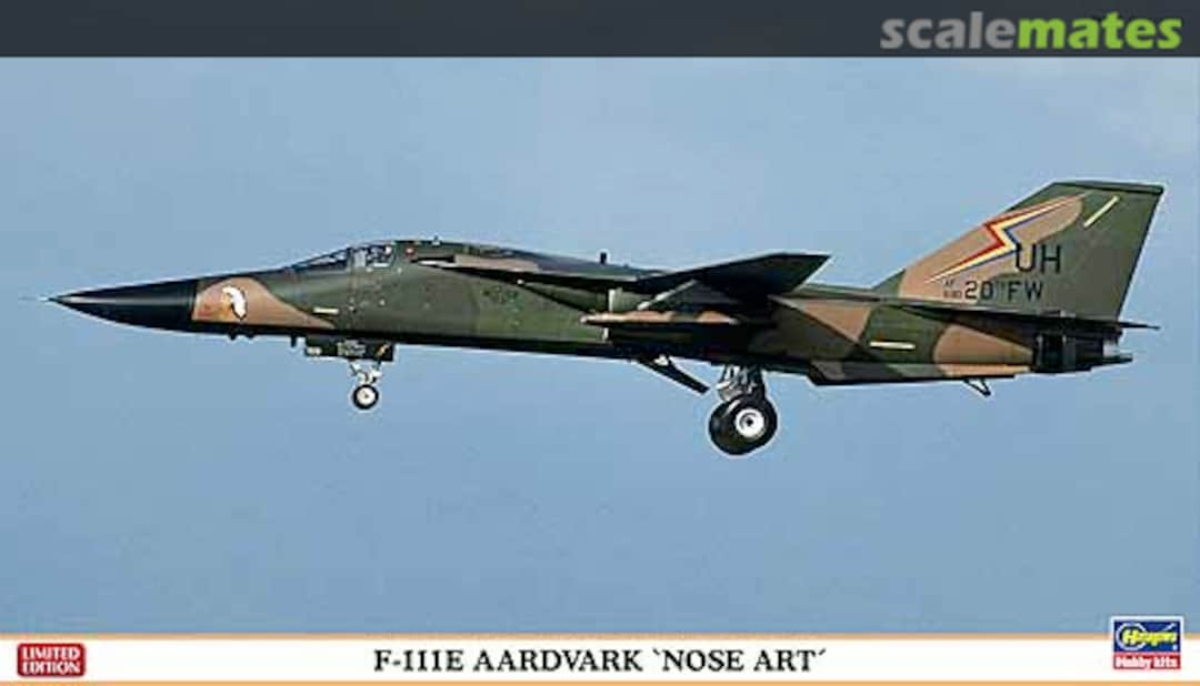 Boxart F-111E Aardvark 'Nose Art' 02060 Hasegawa