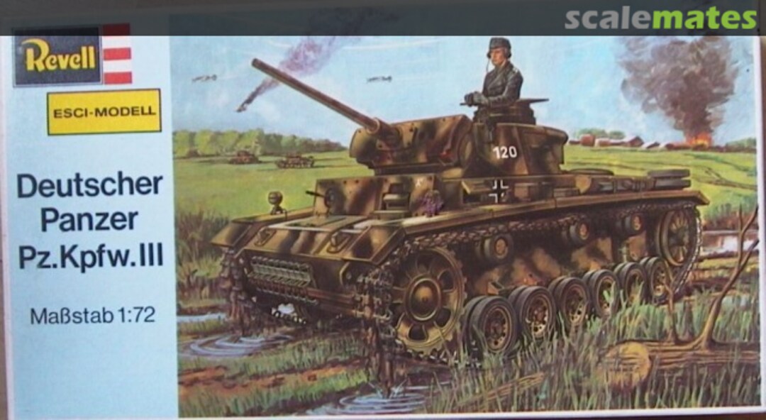 Boxart Pz.Kpfw.III H2300 Revell/ESCI