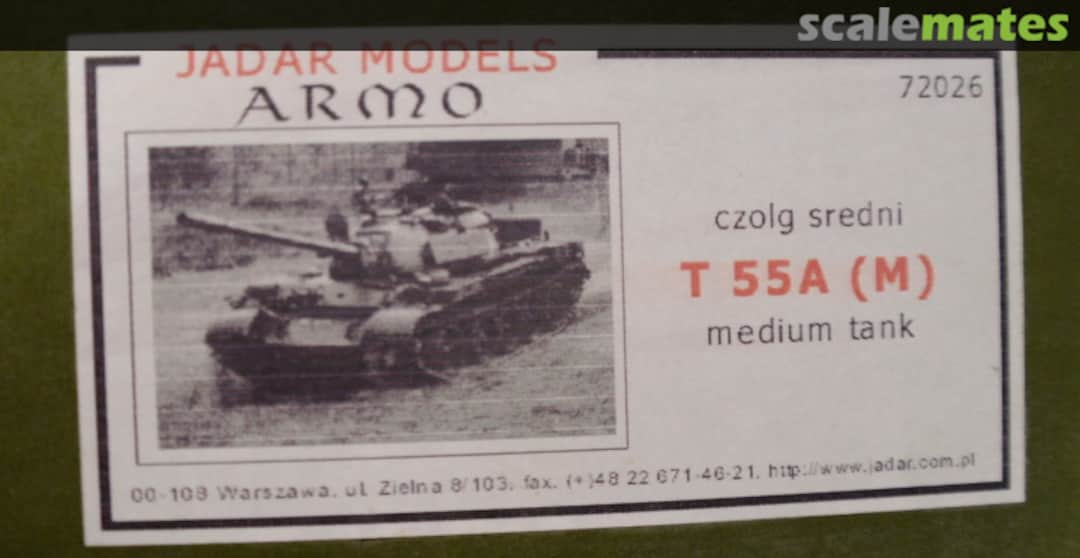 Boxart T-55A (M) 72026 Armo