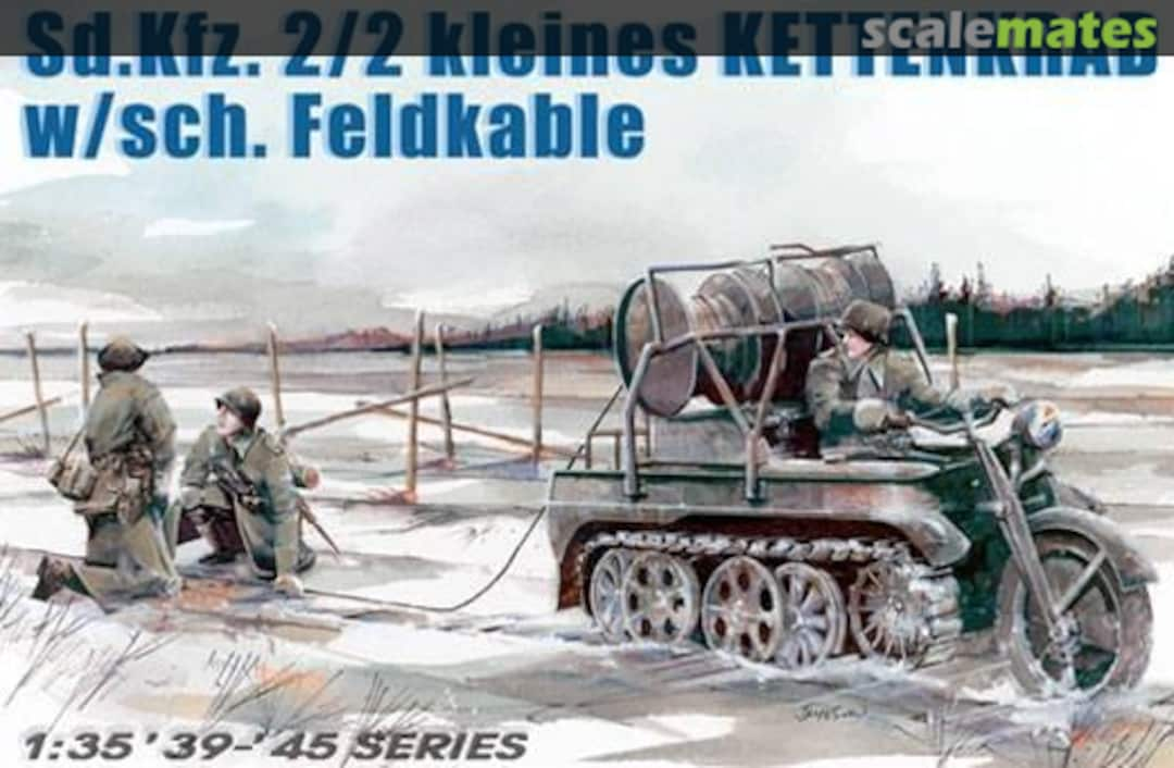 Boxart Sd.Kfz. 2/2 kleines Kettenkrad 6128 Dragon