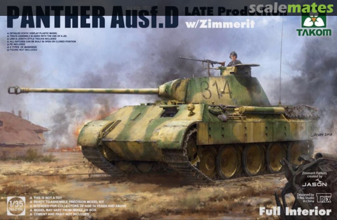 Boxart Panther Ausf. D 2104 Takom