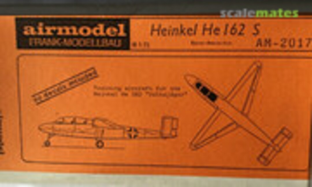 1:72 Heinkel He 162 S (Airmodel AM-2017)