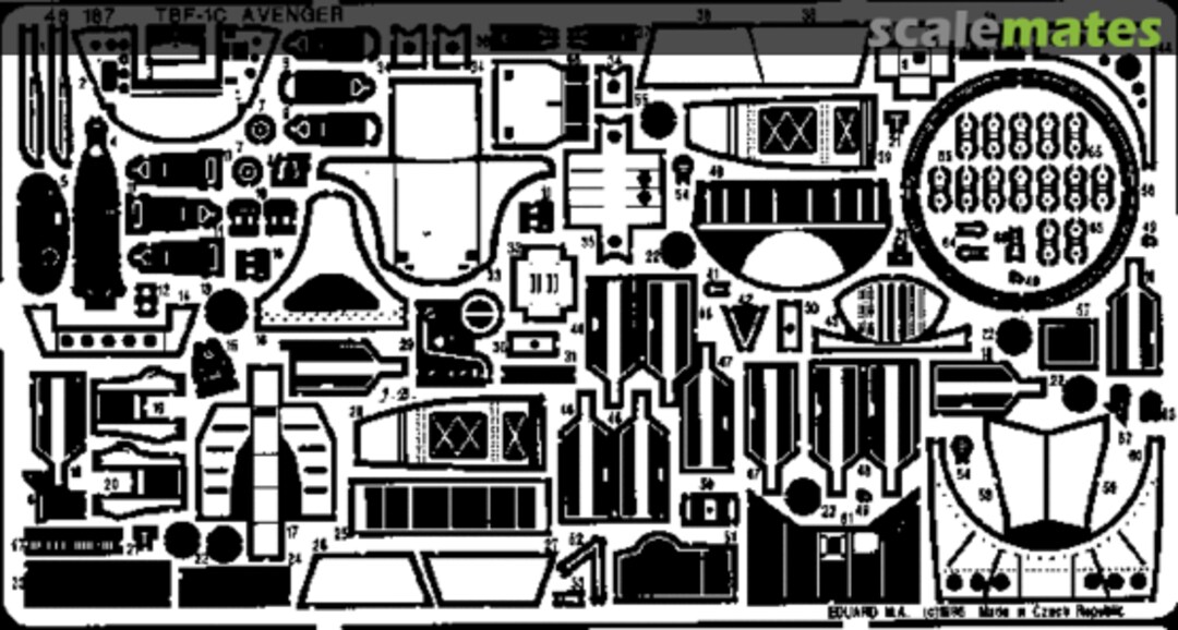 Boxart TBM-1C Avenger 48187 Eduard