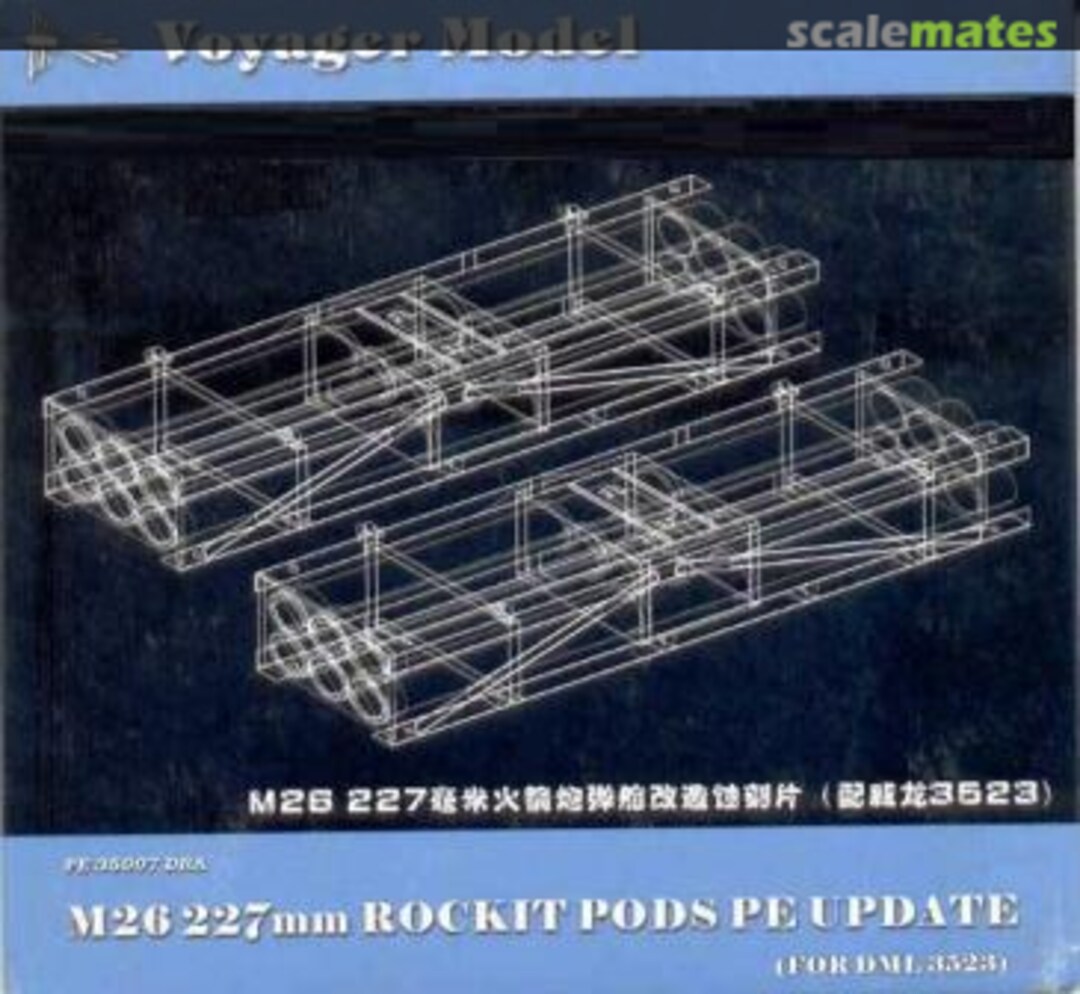 Boxart M26 227mm Rocket Pods PE Update PE35007 Voyager Model