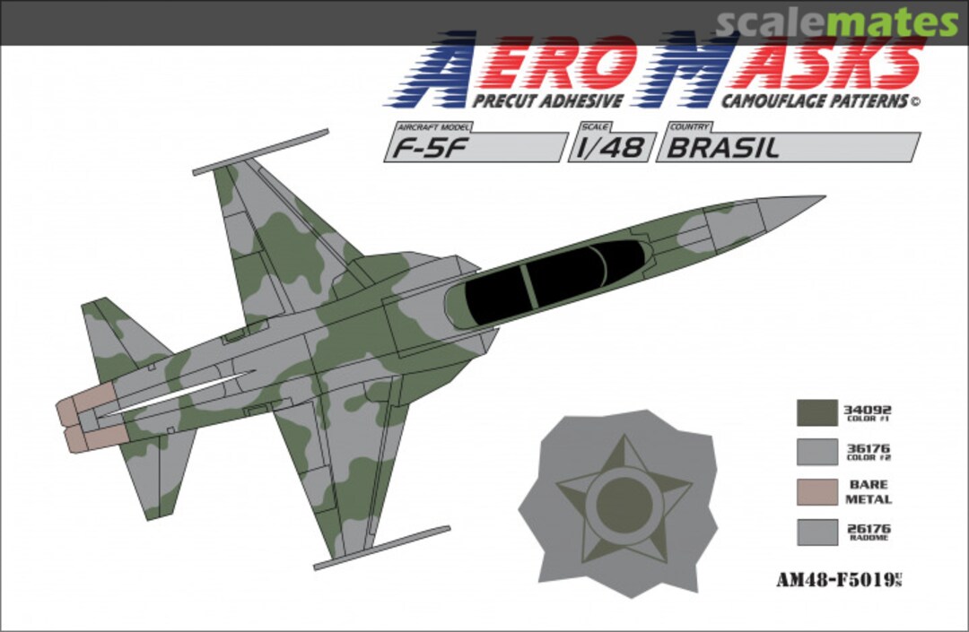 Boxart F-5F Brasil AM48-F5019 AeroMasks