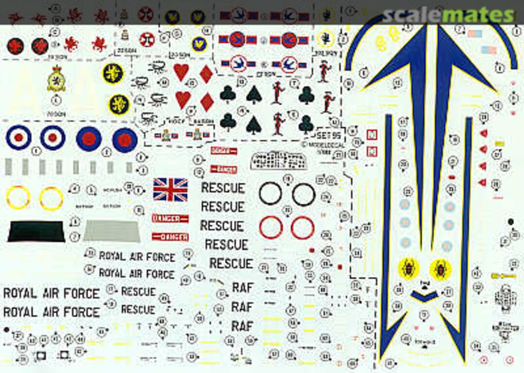 Boxart Royal Air Force Phantom FGR2: 228 OCU [1988 Display Scheme] Wessex HC2/HU5: 18, 22, 28, 72, 78, 84, 103 Sqns 95 Modeldecal