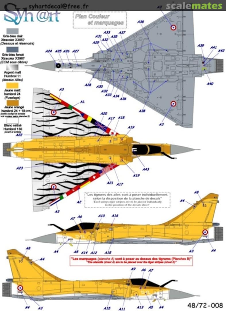 Boxart Dassault Mirage 2000C 48-008 Syhart