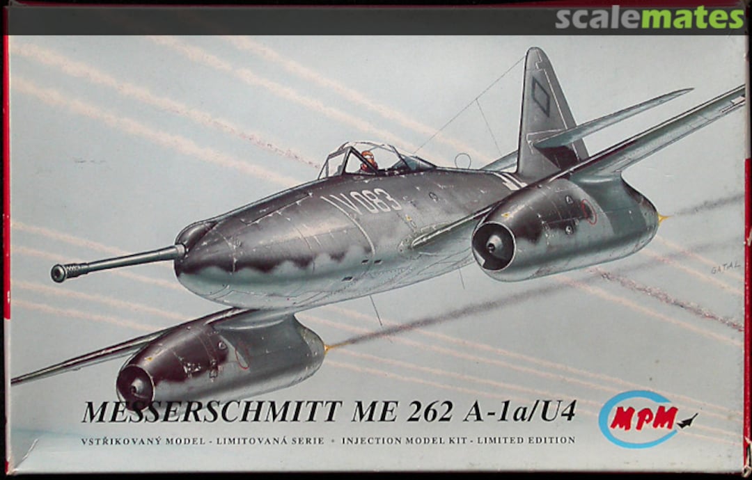 Boxart Messerschmitt Me 262 A-1a/U4 72019 MPM Production