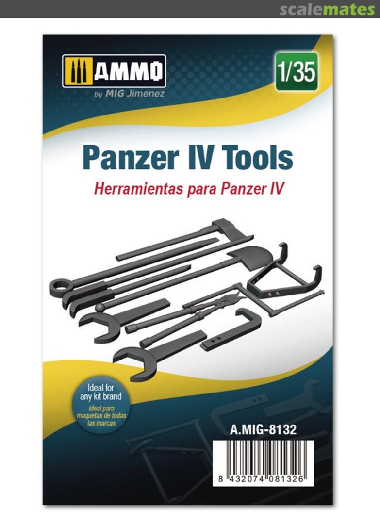 Boxart Panzer IV Tools A.MIG-8132 Ammo by Mig Jimenez